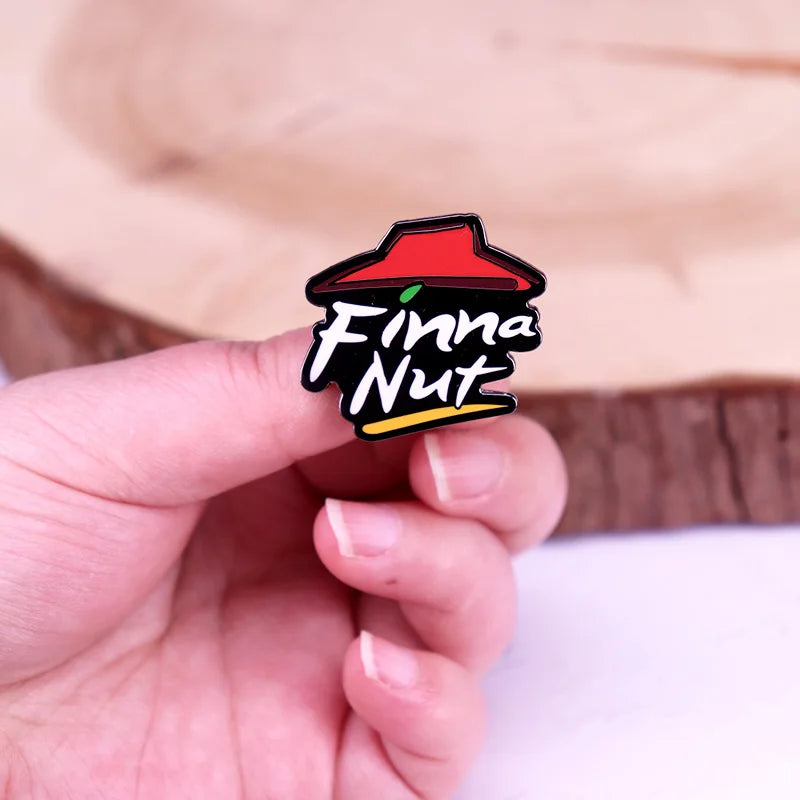Finna Pizza Nut Enamel Pin
