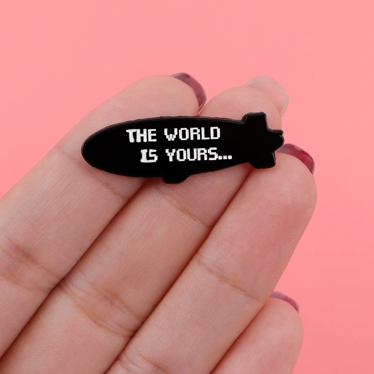 Funny Quotes Brooch Pins