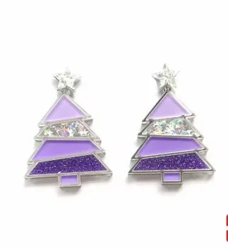 Christmas Sweater Acrylic Earrings For Women Plastic Autism Pink Sweater Drop Earrings Jewelry Kawaii Cute Girls Women Gift
