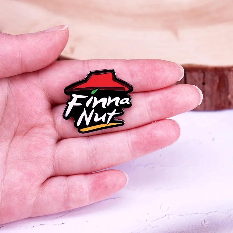 Finna Pizza Nut Enamel Pin 