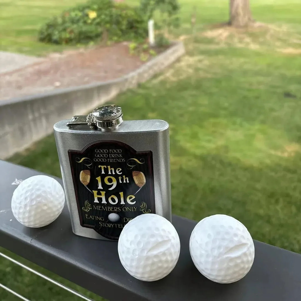 Portable Golf Ball Shaped Sports Cup 48mm Shatterproof Mini Plastic Water Bottle for Golfers Leakproof Travel Drinkware Cup