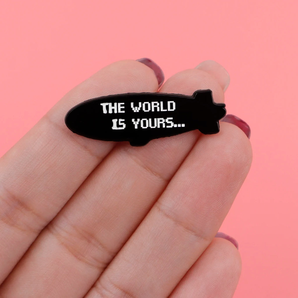 Funny Quotes Brooch Pins