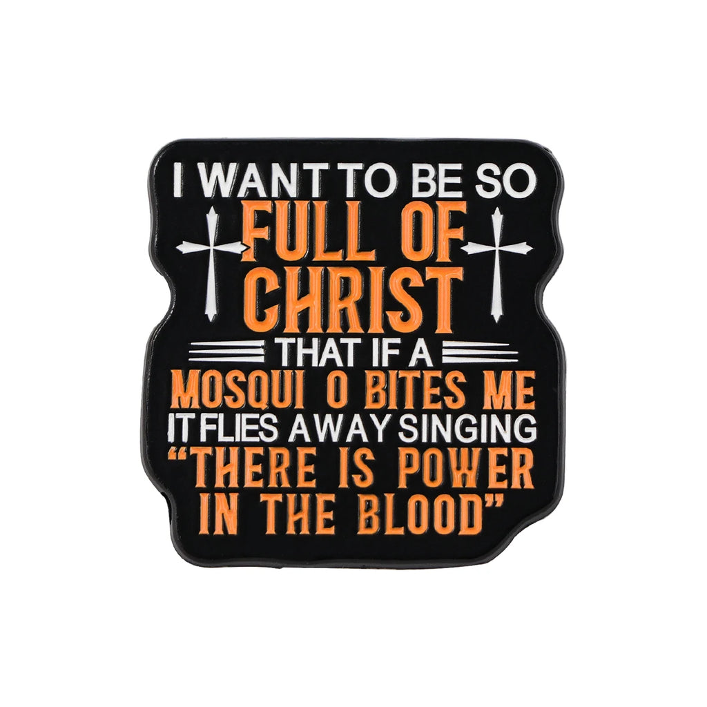 Funny Quotes Brooch Pins