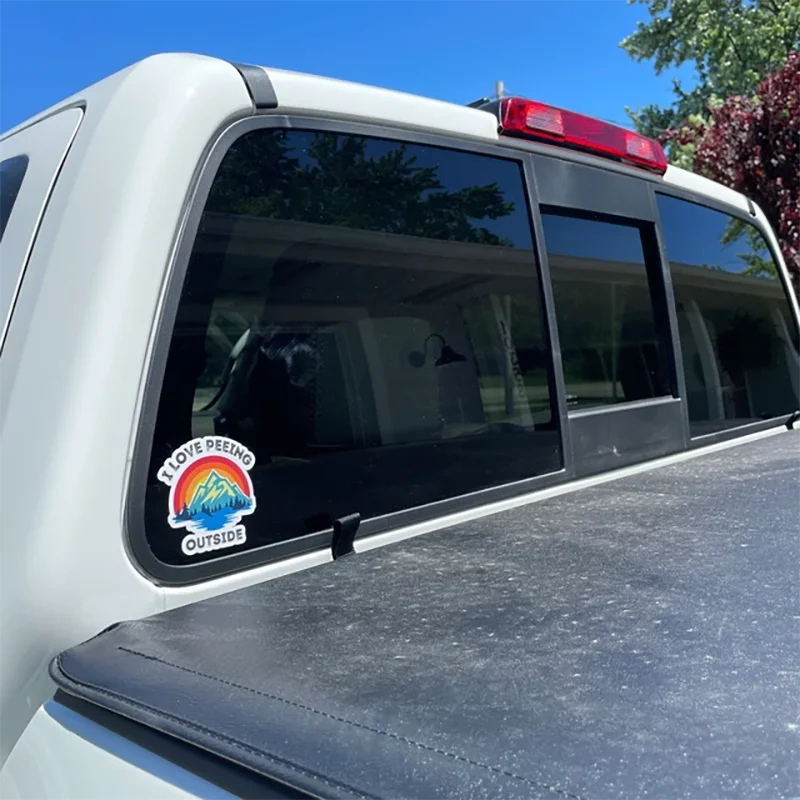 I love peeing - camping Car decal